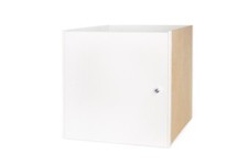 IKEA "KALLAX" Einsatz mit Tür, weiß, 33 x 33 cm