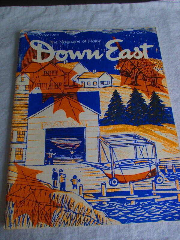 October 1966 Down East Magazine Maine History Berwick Academy, Railroads