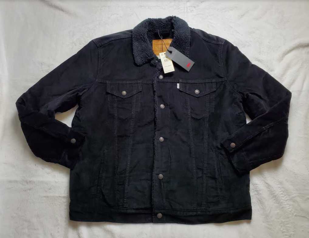 CORDUROY SHERPA TRUCKER JACKET 
