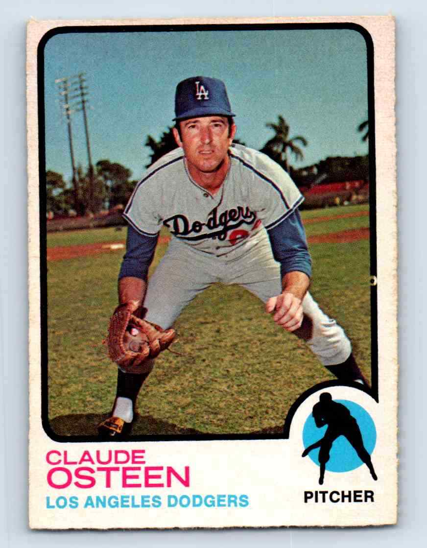 1973 O-Pee-Chee Claude Osteen Los Angeles Dodgers #490