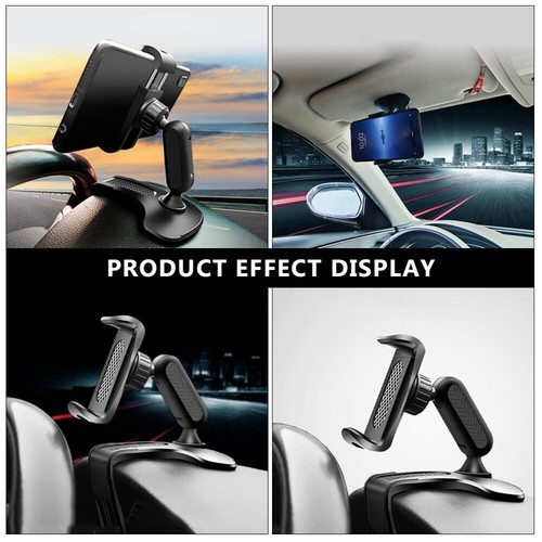 Car Phone Holder Smartphone Mount with Clamp Mobile Hanger Cell Accessories - 第 5/12 張圖片