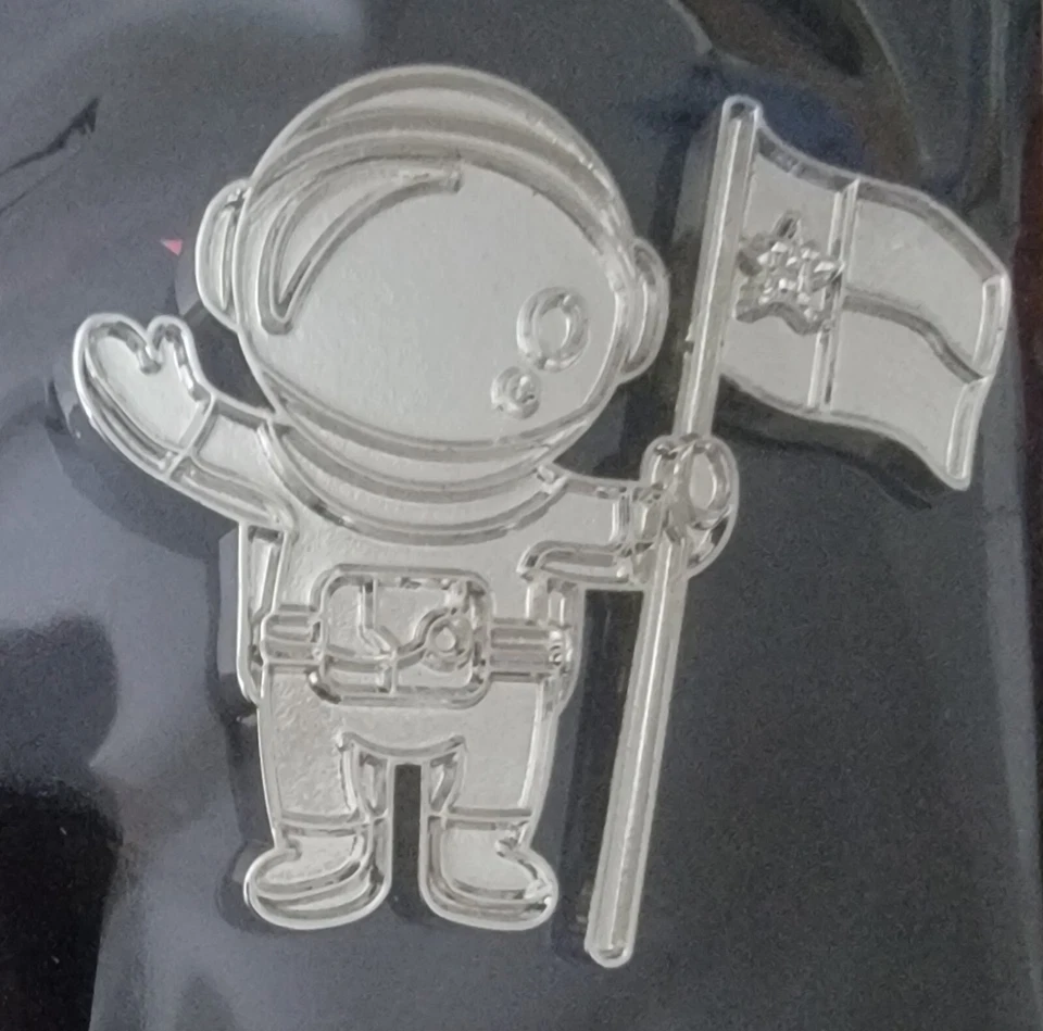 2024 New Era 59FIFTY Day (5/9) Exclusive Houston Astros Astronaut Pin PSG Sliver - Image 2 of 3