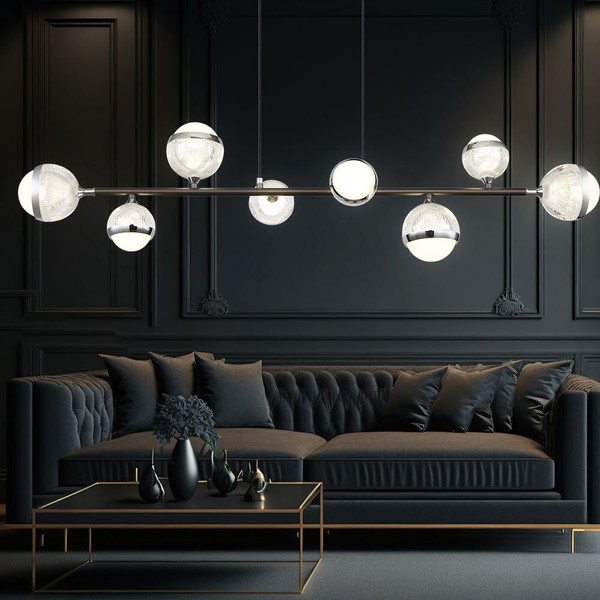 Pendelleuchte Deckenlampe HäNgelampe Led Metall Dimmbar Biglight-image