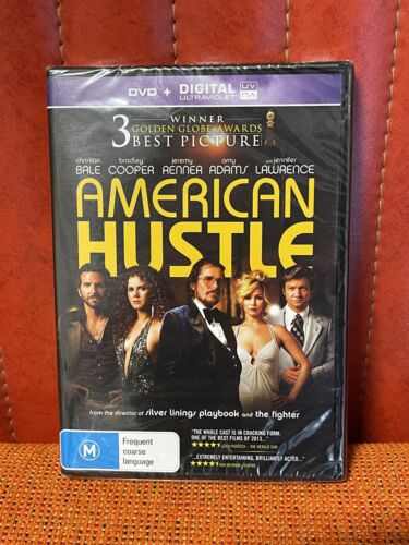 AMERICAN HUSTLE - BRADLEY COOPER / CHRISTIAN BALE..R4..NEW & SEALED * FREE POST - Picture 1 of 2