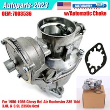Carburetor W Auto Choke For 1950-56 Chevy Gmc Rochester 1 Barrel 235 Ci 6 Cyl
