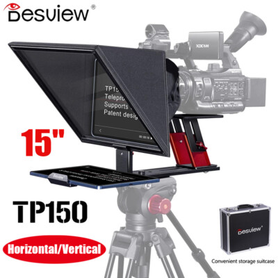Desview TP150 15 inch Teleprompter for iPad Tablet Phone Camera DSLR Universal