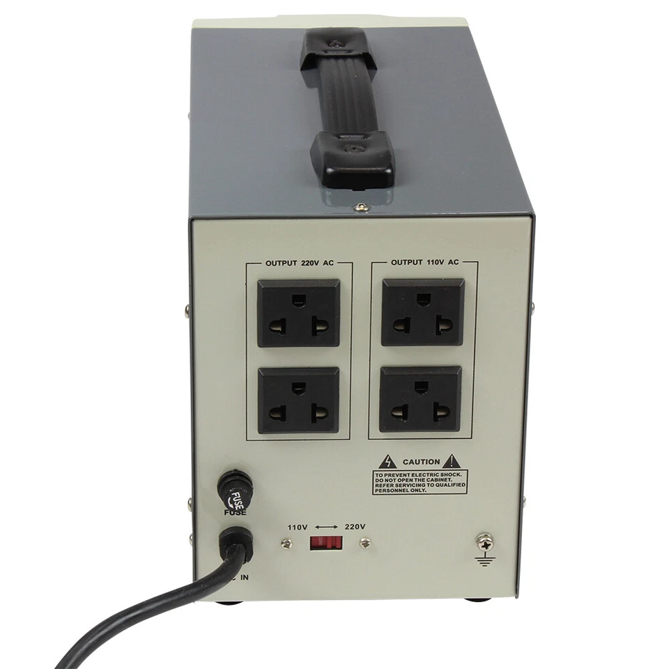 BK 69BS1.5K Automatic 1500 Watt 110V-220V Voltage Regulator - Image 4 of 4