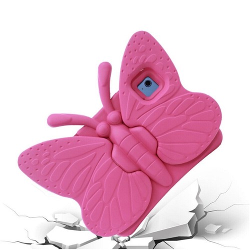 For iPad Air Pro M2 M4 2024 10/9/8/7/6/5th Kids Butterfly EVA Stand Case Cover - Picture 47 of 121