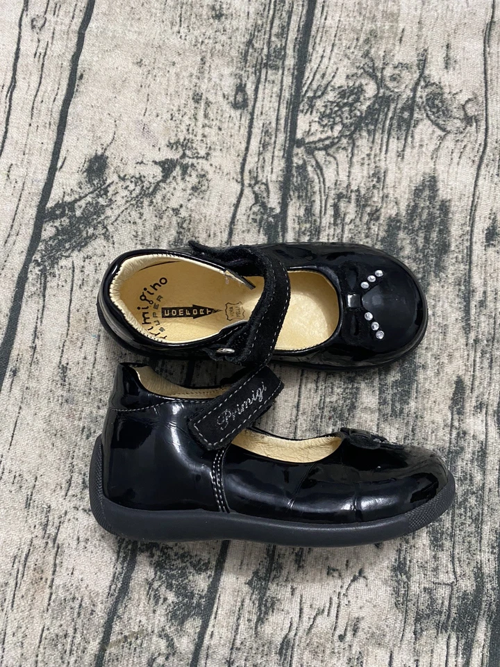 Primigi Girls Fashion Designer Dress Flat Shoes with Bow Size US 5.5/EU 21 - Imagem 2 de 4