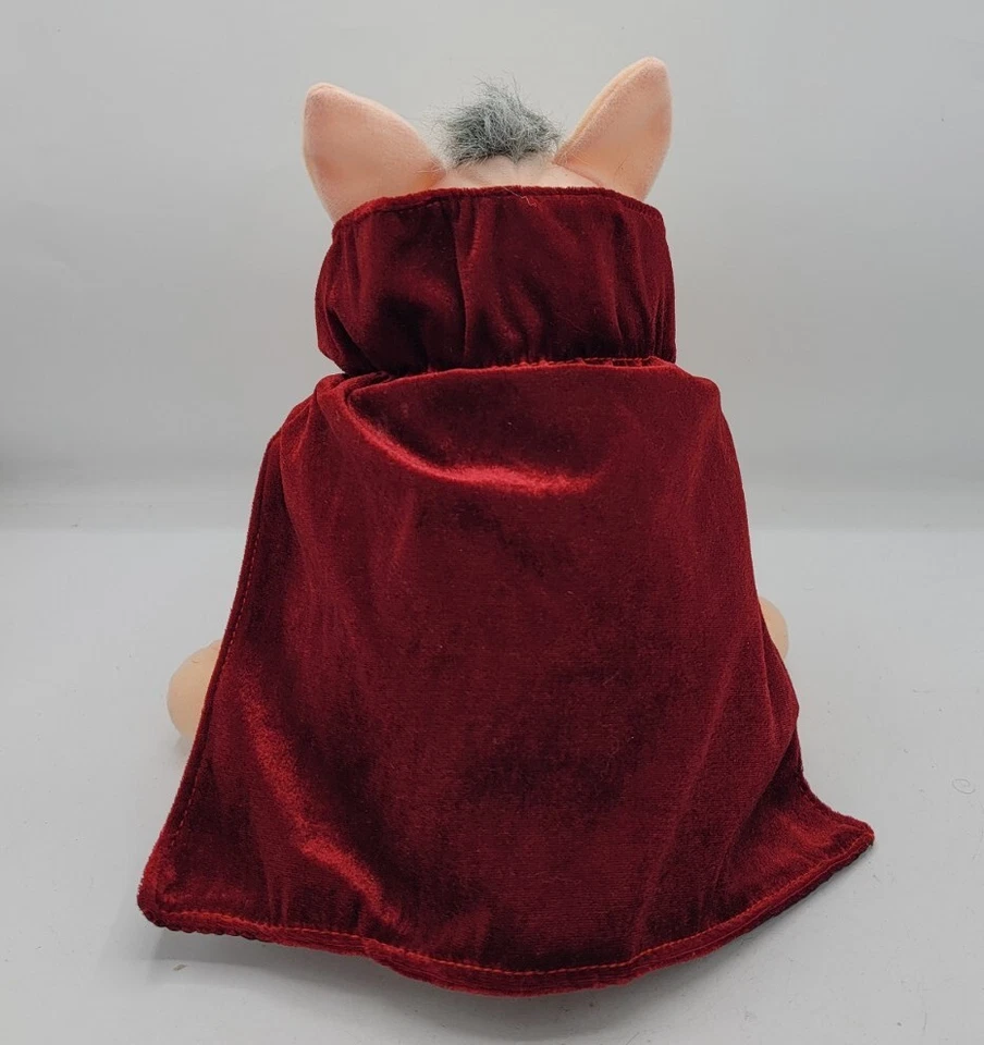 BABE & FRIENDS 10” BEBÉ Peluche Animal con Capa de Terciopelo Drácula, Juguete Funciona Foto 3 de 4