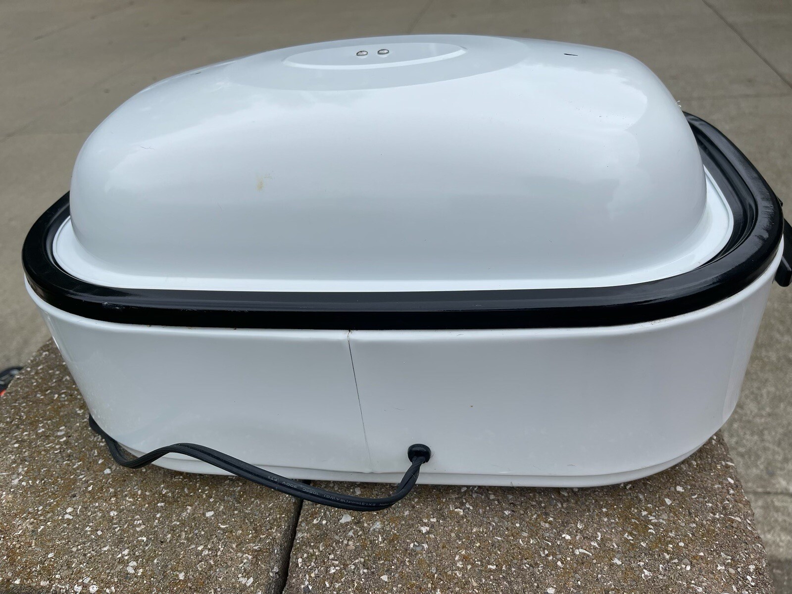 Rival 14 Quart Roaster Oven CKRVRS14WHD Slow Cooker Crockpot Turkey eBay