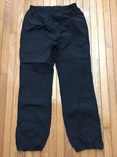 OBERMEYER Men Cannon XL Long Ski Snowboard Pants Black Nylon Pull On C28-10 
