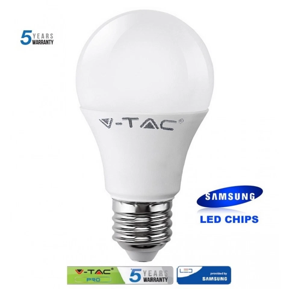 Led Bulb 15W E27 V-TAC LED 1500 Lumen Large Socket LED Samsung - Image 2 of 2