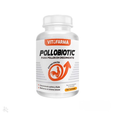 Vitofarma Pollobiotic Extra Calcium Tablets For Chickens & Roosters – 100 Count