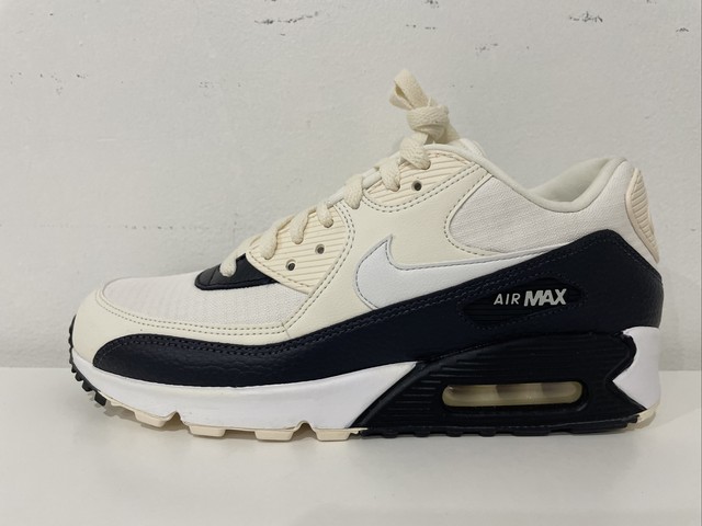 Nike Air Max 90 Pale Ivory/Summit White/Black/Oil Grey | Womens Running •  Minerva Hitech