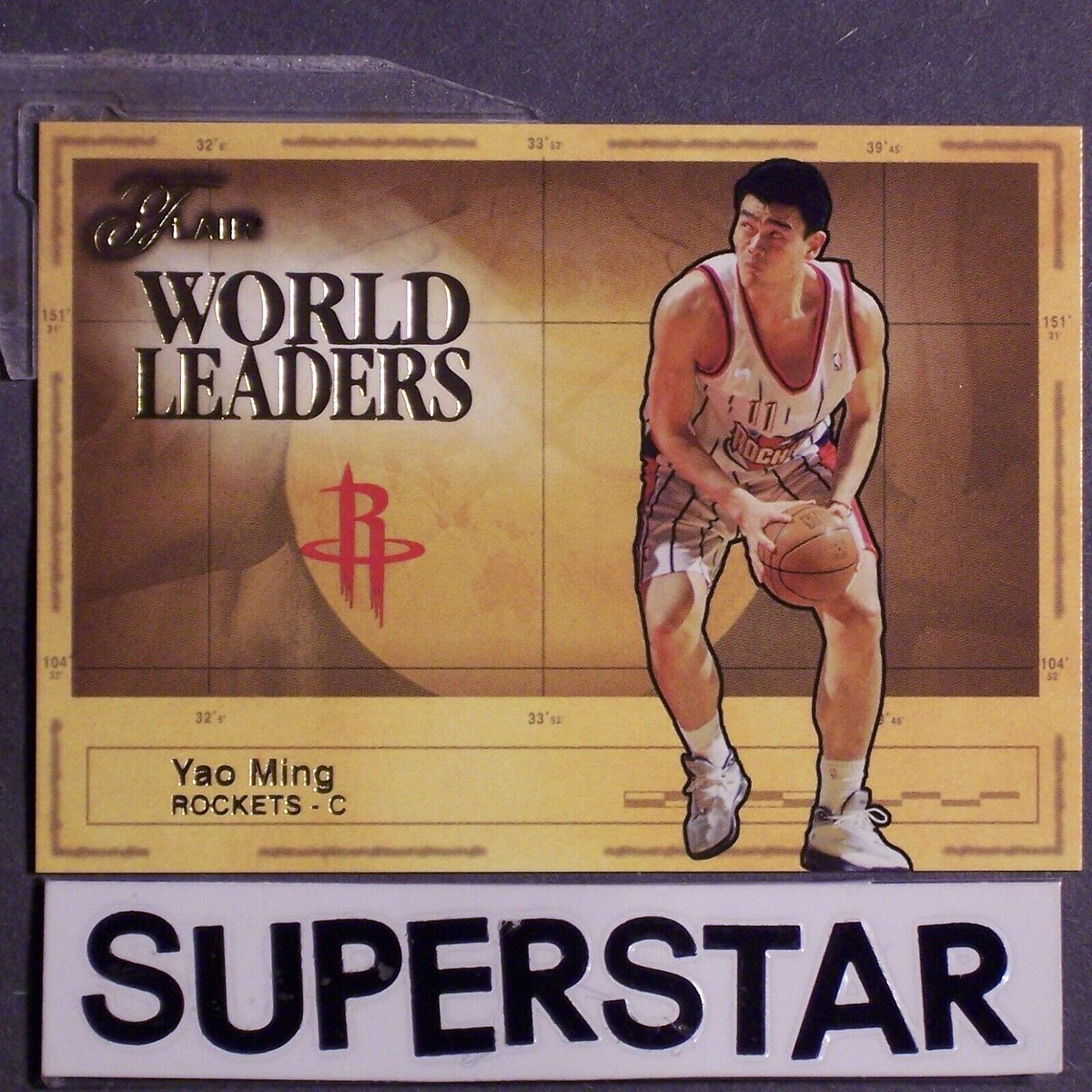 NBA Flair row1 Yao Ming Rookie 56/150 姚明 トレーディングカード