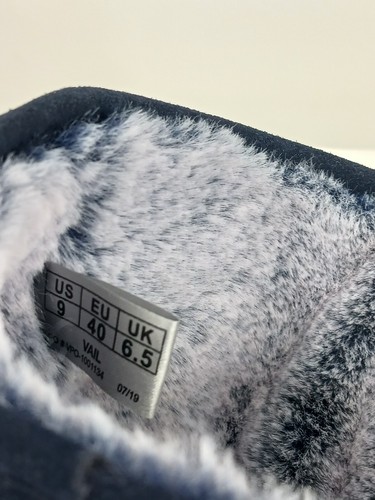 Stivali donna Cougar blu 9 stivali da neve pull on isolati piatti metà polpaccio - Foto 7 di 8