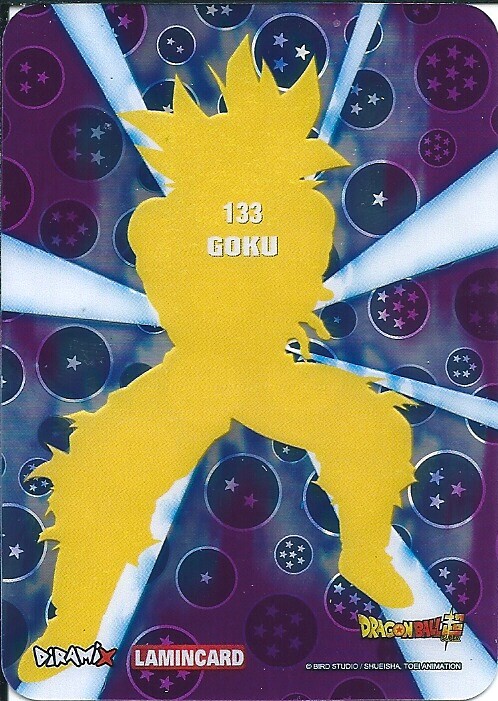 Dragon Ball Super Ultra Power Lamincards Diramix N° 133 GOKU