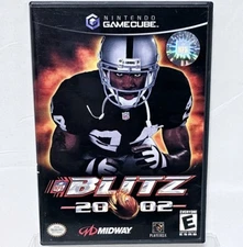 "NFL Blitz" GameCube Game 2002 Nintendo with Playing Manual 