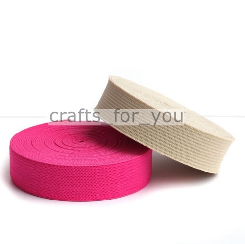 FASCIA ELASTICA PIATTA 2 CM COLORATA ELASTICA ELASTICA IN TESSUTO PER ABBIGLIAMENTO CUCITO ARTIGIANATO - Foto 3 di 18