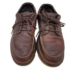 Dr. Martens Men's 11485 Casual Oxford Derby Shoe Size 10 Brown Leather Lace Up