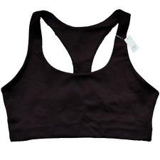 NWT L GAPFit Power Basic Brown Racerback Athletic Sports Bra NEW