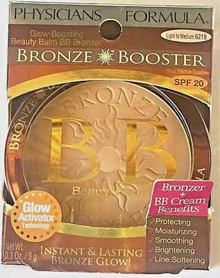 Physicians Formula Glow Boosting Beauty Balm BB Bronzer , Light to Medium ,#6219