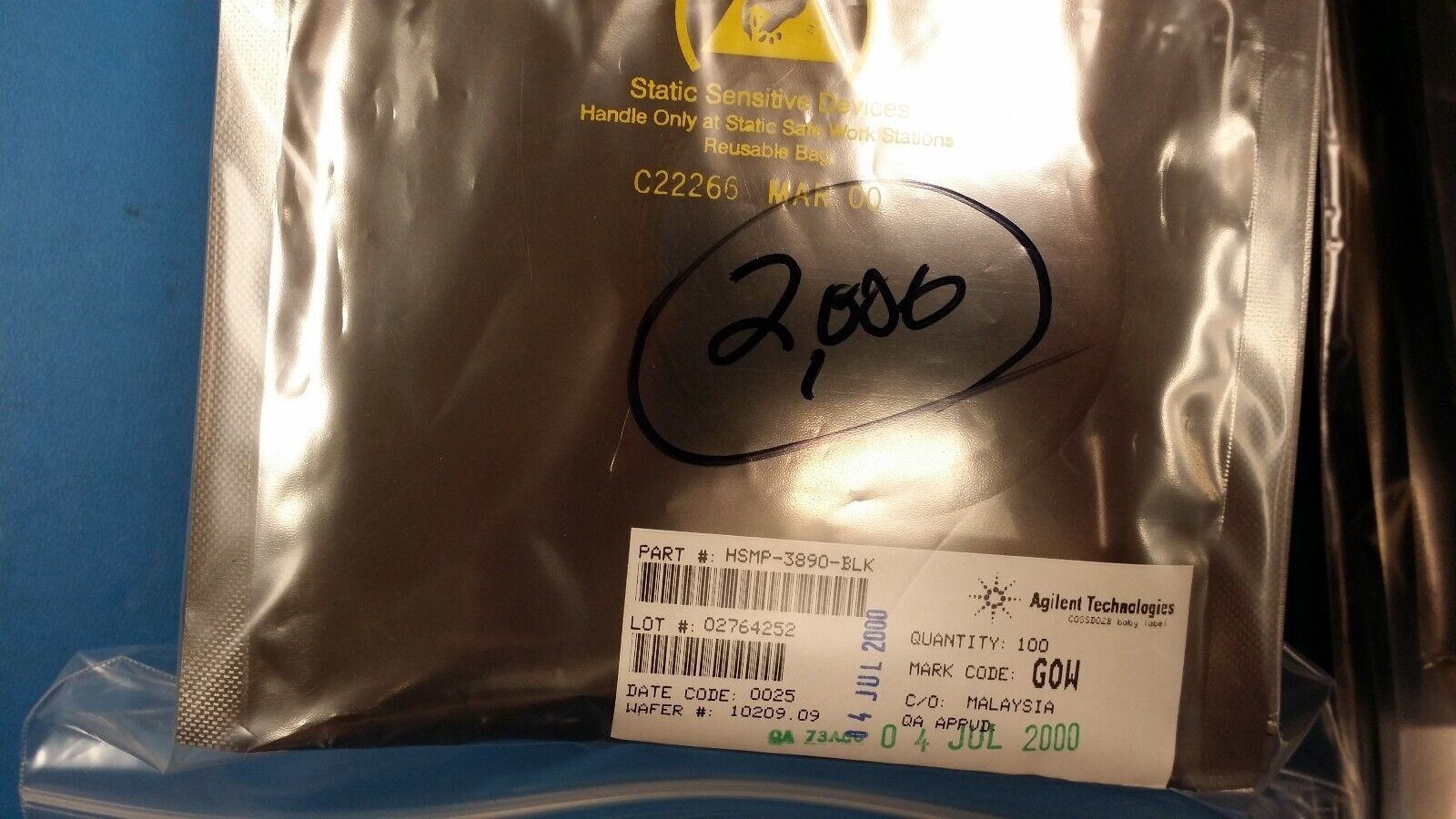 %2825+PCS%29+HSMP-3890-BLK+AGILENT+Diode+PIN+Switch+100V+3-Pin+SOT-23 ...