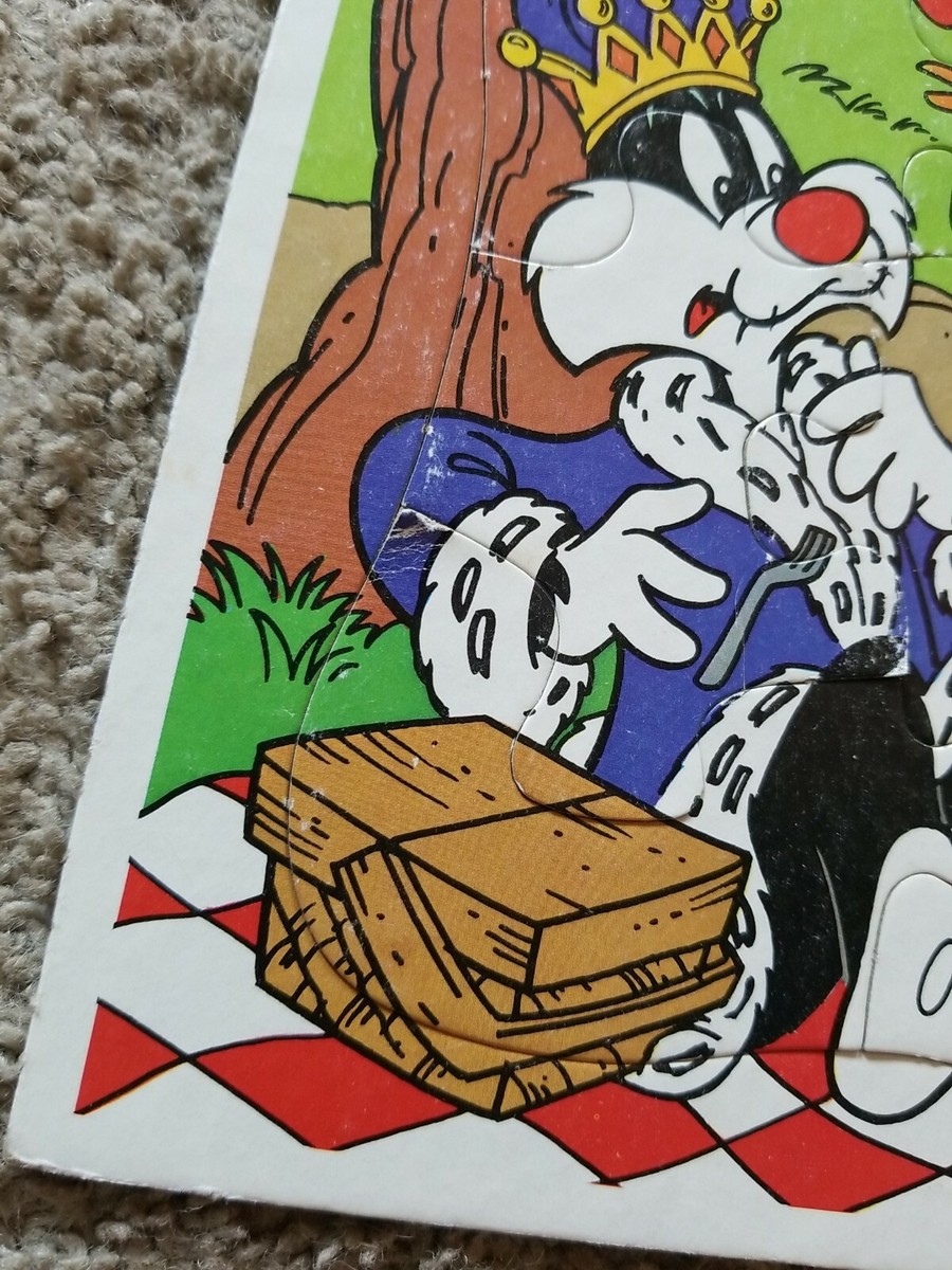 Vintage Looney Tunes Frame Tray Puzzle Nursery Rhyme Time (Warner
