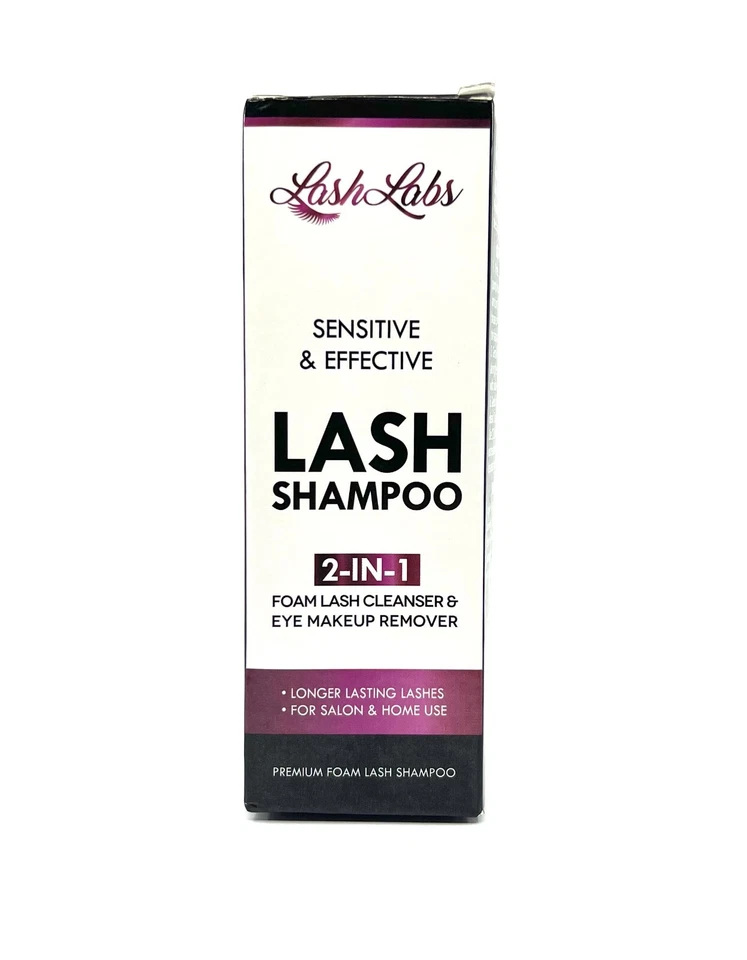 Eyelash Extension Foam Cleanser Shampoo 50 ml Brush Lash Foaming Wash Cleaner - Image 2 of 4