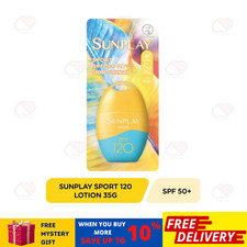 SUNPLAY Loción de Protector Solar Deportivo FPS 120 PA++++ 35g Resistente al Agua/Sudor