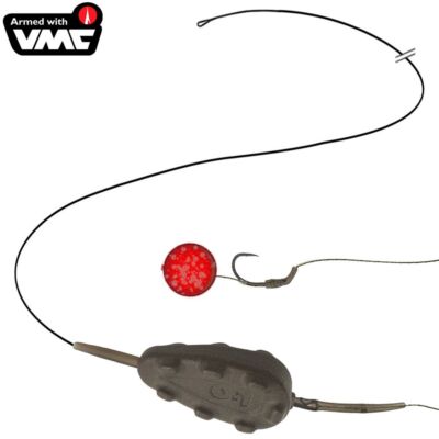 INLINE GRIP Carp Rig VMC Haken Life ORANGE angelfertig gebunden ready fish 7022