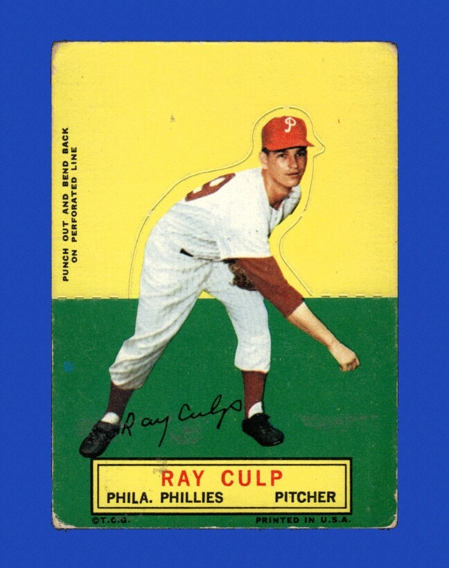 1964 Topps Stand Ups Set-Break Ray Culp SP LOW GRADE (crease) *GMCARDS*