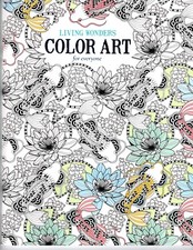 Living Wonders COLOR ART for everyone, coloring book Leisure Arts 24 designs