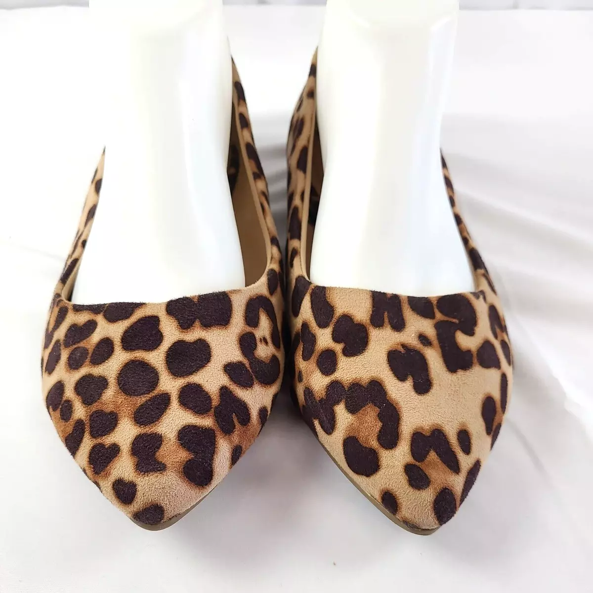 Wide leopard print flats sales