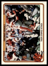 1982 Fleer NFL Team Action TIGER-STRIPED ATTACK . #10