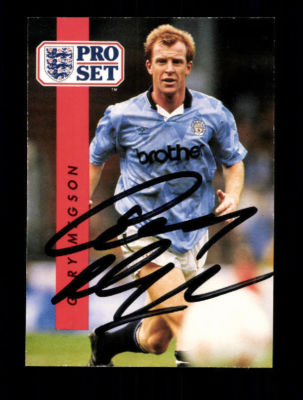 Gary Megson Manchetser City Pro Set Card Original Signiert+ A 105961