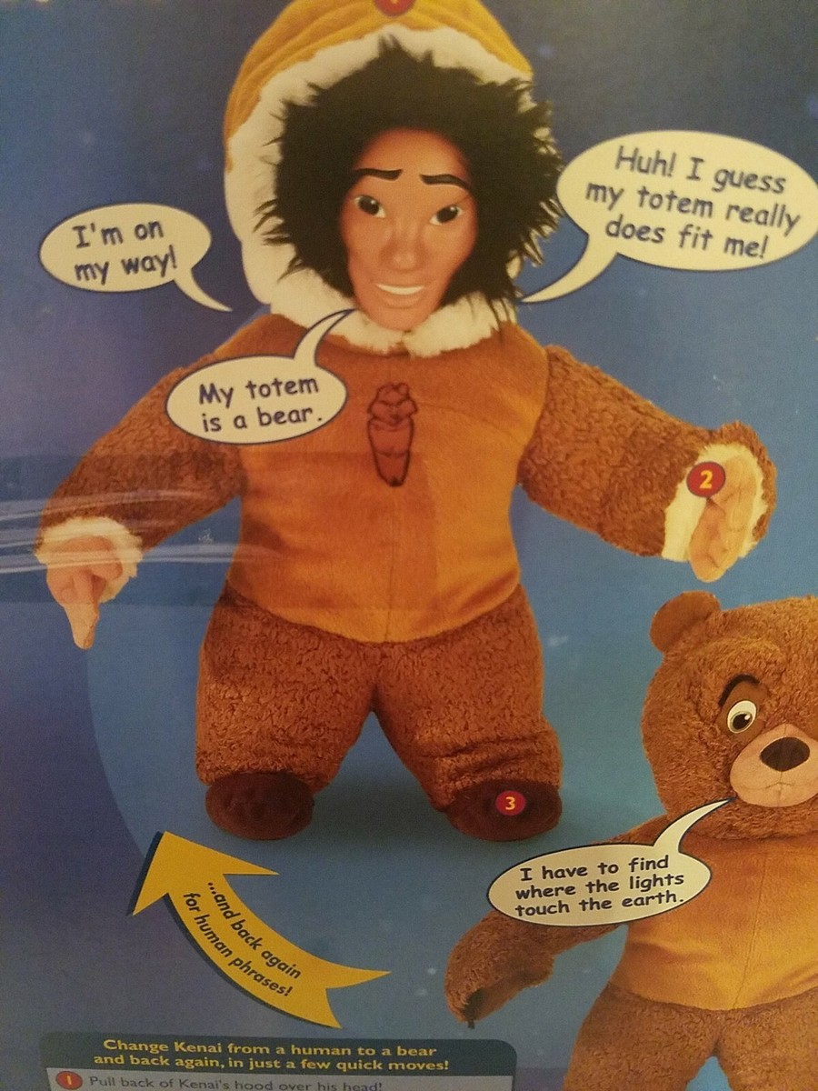 Disney Brother Bear Talking Super Switchin Kenai 2003 Hasbro