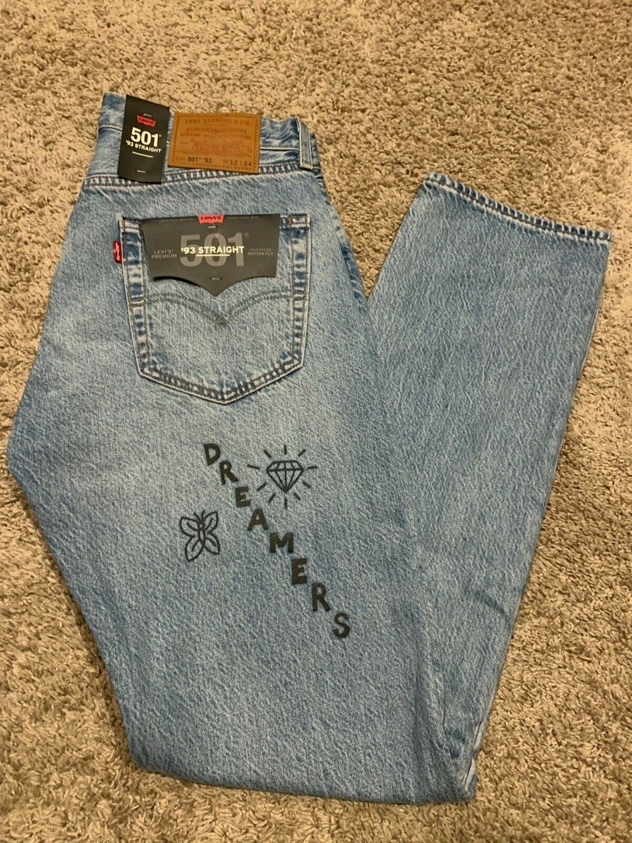 Levi's Premium 501 '93 Straight Jeans Young Legend Men's 32X34 NWT