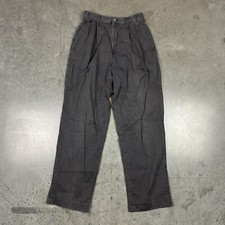 Ralph Lauren Pants Womens 8 Gray Preppy Cuffed Preowned