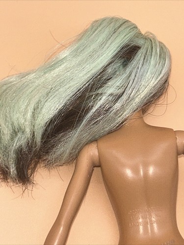 Barbie Fashionistas Doll #72 Overall Awesome Brown And Green Hair Nude For OOAK - Picture 13 of 18