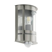 Eglo 97284 Tribano E27 AußEn-Wand-/Deckenleuchte Sensor Edelstahl IP44