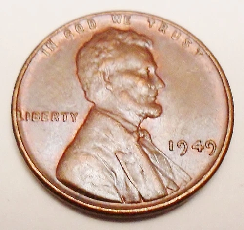 1949 P Lincoln Wheat Cent / Penny *AU - ABOUT UNCIRCULATED*  **FREE SHIPPING**