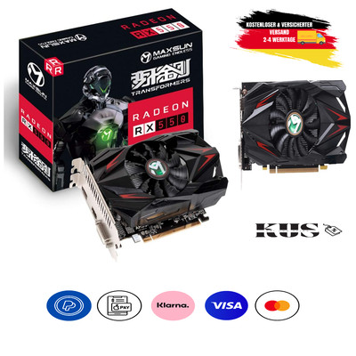 AMD Radeon RX 550 4GB Grafikkarte   Gaming GPU ITX