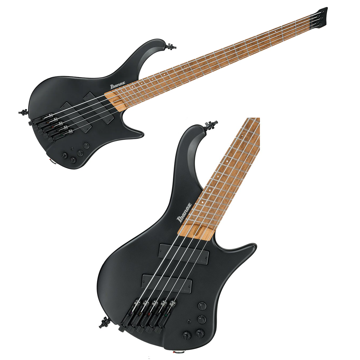 Ibanez EHB1005MS-BKF Black Multi-Scale Headless Bass Guitar