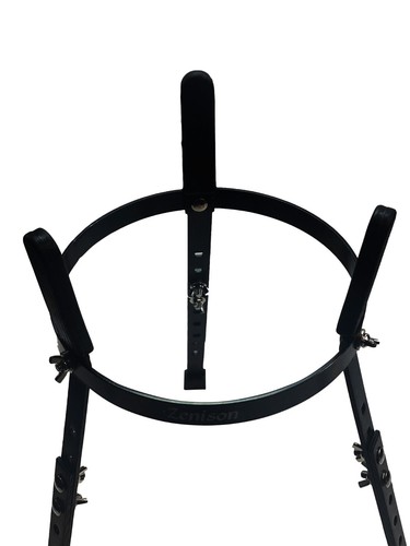 Double Conga Stand for 10 & 11" Congas Tumba Quinto Heavy Duty Adjustable Height - Picture 3 of 6
