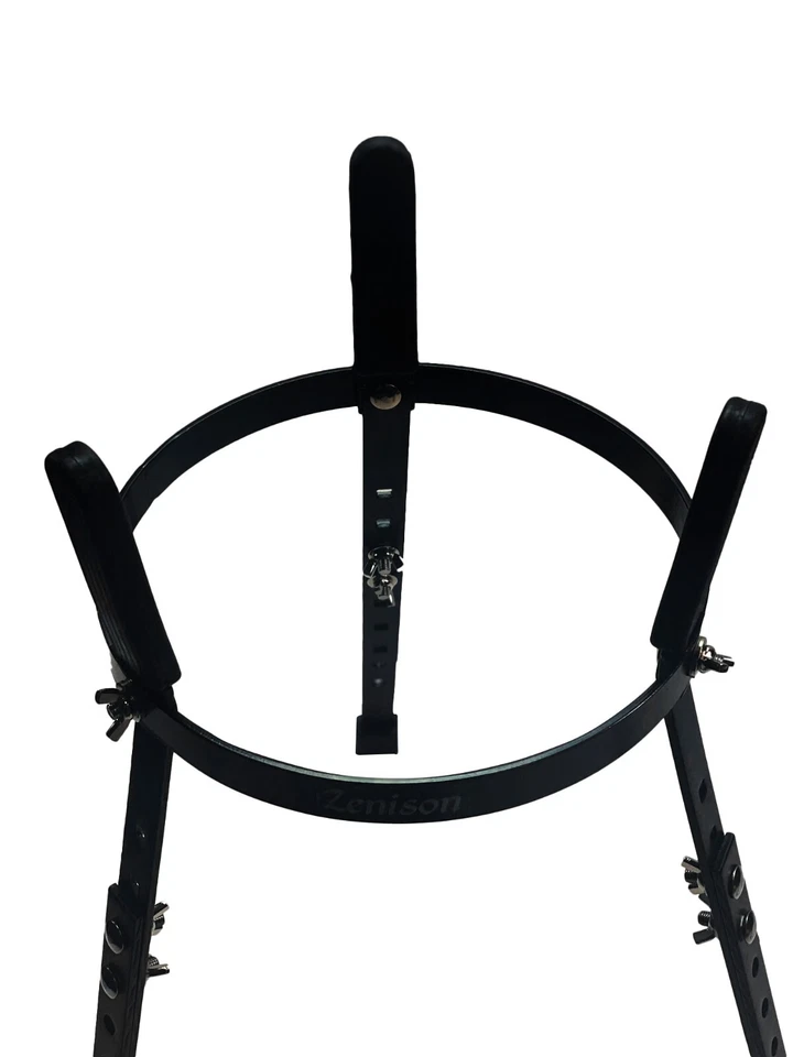 双 Conga 支架 适用于 10 & 11 英寸 Congas Tumba Quinto 重型可调节高度 — 第 3/4 张图片