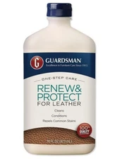 Guardsman Renew & Protect Leather Cleaner, Conditioner, and Protector for Leathe