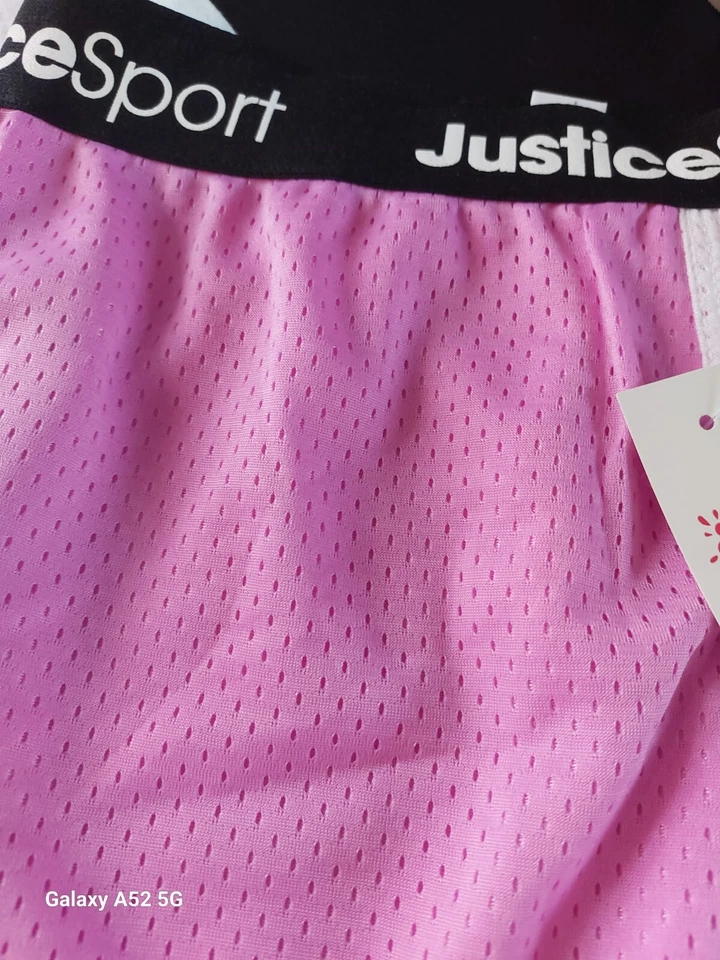 NWT Justice Girls Peace Top Size 16 - Mesh Shorts Size 16/18 (100) - Image 4 of 4