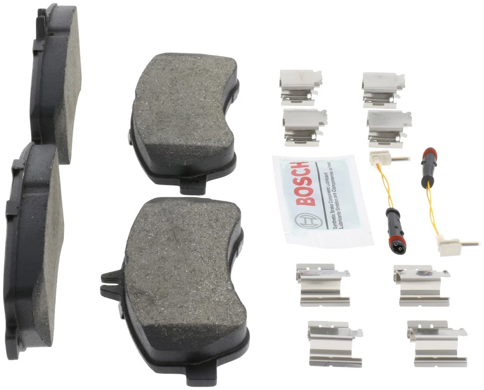 Pastillas de freno delanteras de cerámica Bosch QuietCast para Mercedes-Benz GLK350 2011 2010-2015 Foto 3 de 4